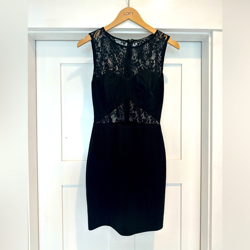 Black lace dress - size small